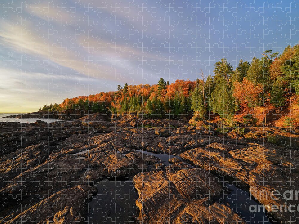 That Warm Autumn Light Jigsaw Puzzle featuring the photograph That Warm Autumn Light by Rachel Cohen