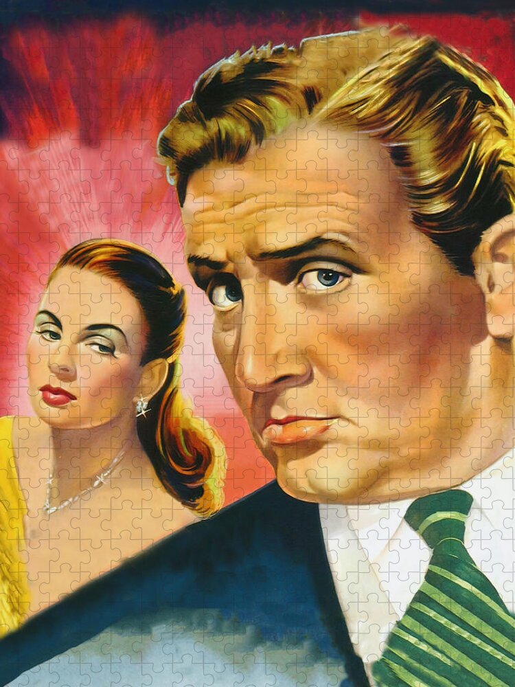 Actress Jigsaw Puzzle featuring the painting ''The Actress'', 1953, movie poster painting by Movie World Posters