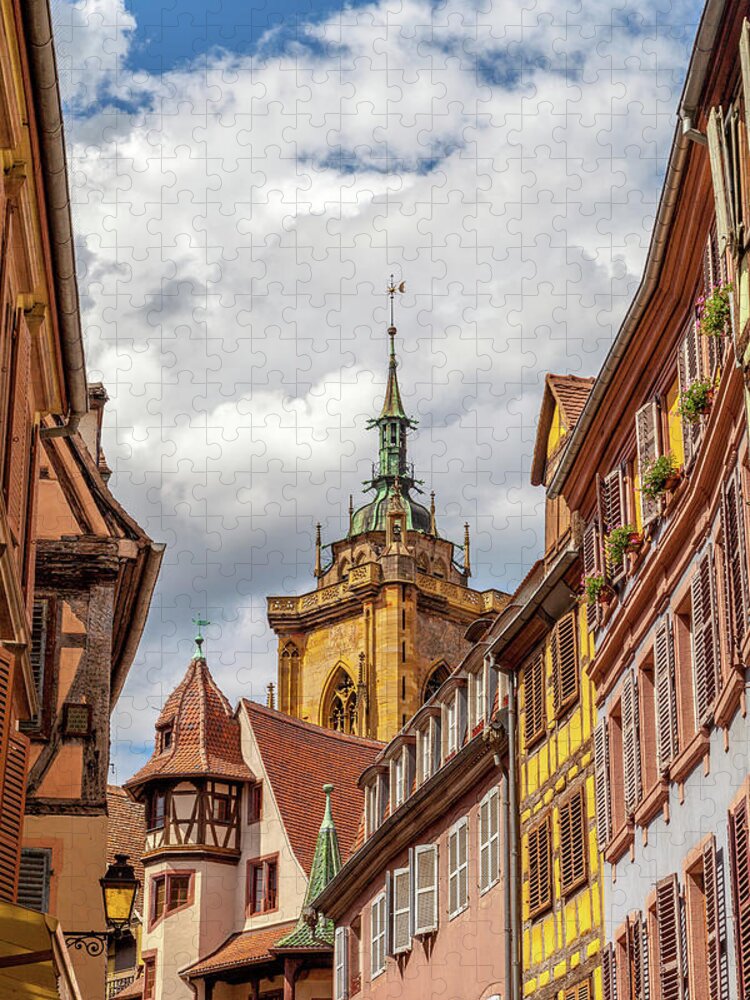 Travel Jigsaw Puzzle featuring the photograph The Architecture of Colmar by W Chris Fooshee
