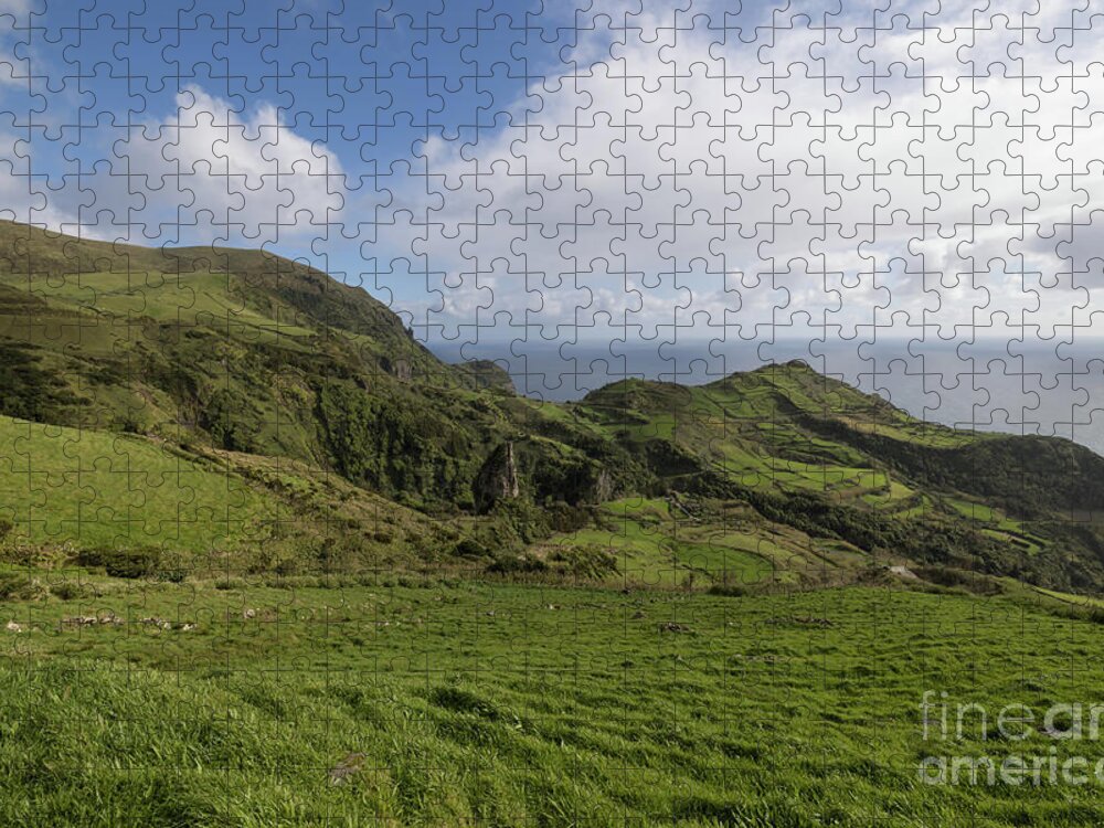 Landscape Jigsaw Puzzle featuring the photograph The Beauty of Flores by Eva Lechner