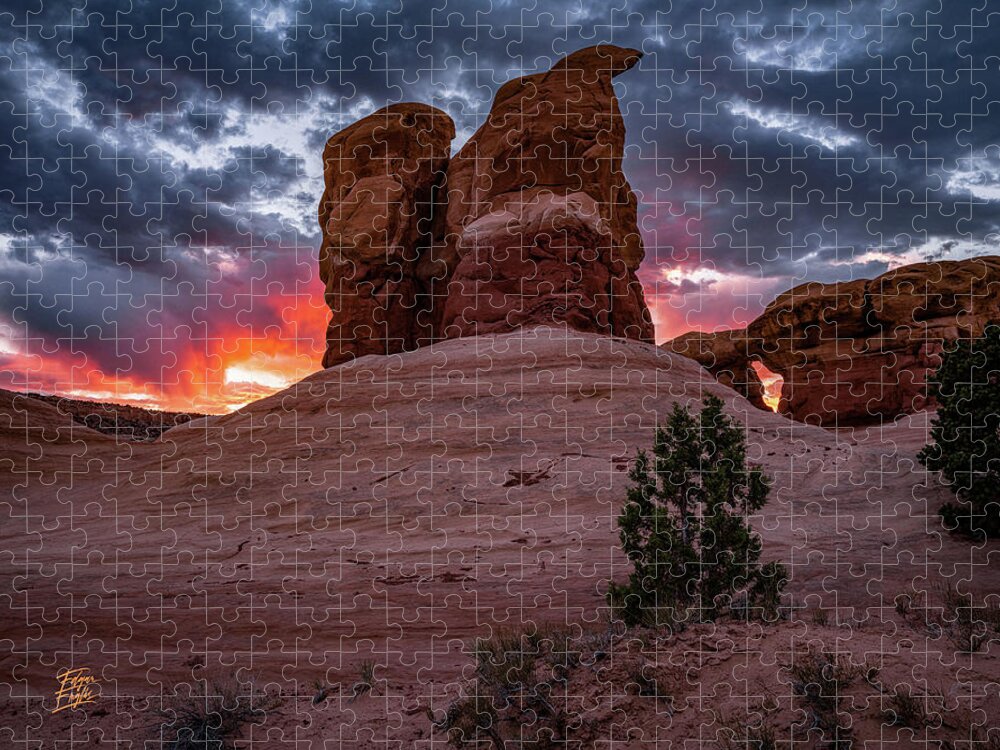 Devils Garden Jigsaw Puzzle featuring the photograph The Devils Garden by Edgars Erglis
