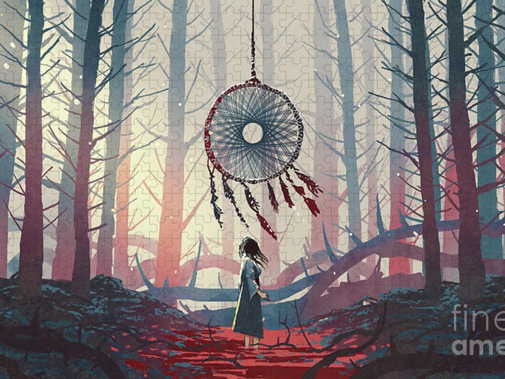 The Dreamcatcher Of The Mysterious Forest Jigsaw Puzzle