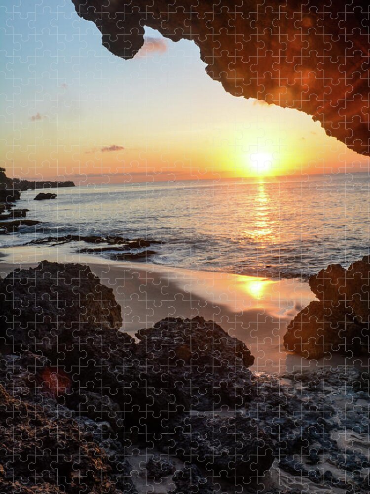 Bali Jigsaw Puzzle featuring the photograph Golden Hour by Earth And Spirit