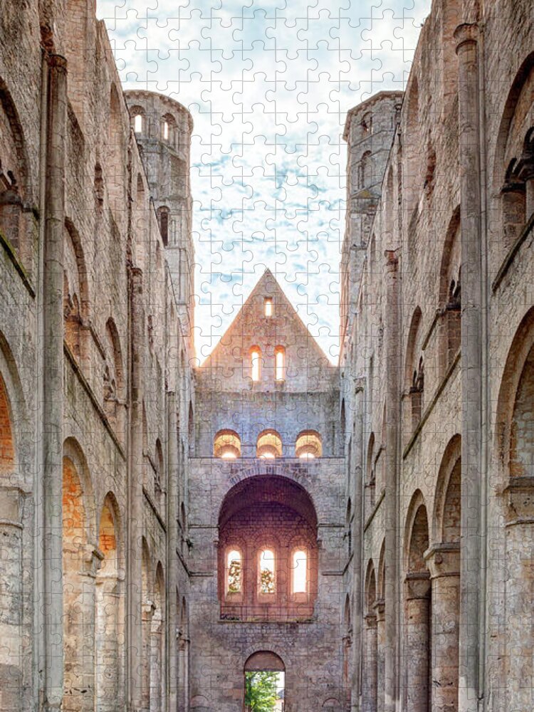 Abbey Jigsaw Puzzle featuring the photograph The forgotten Abbey 3 by Weston Westmoreland