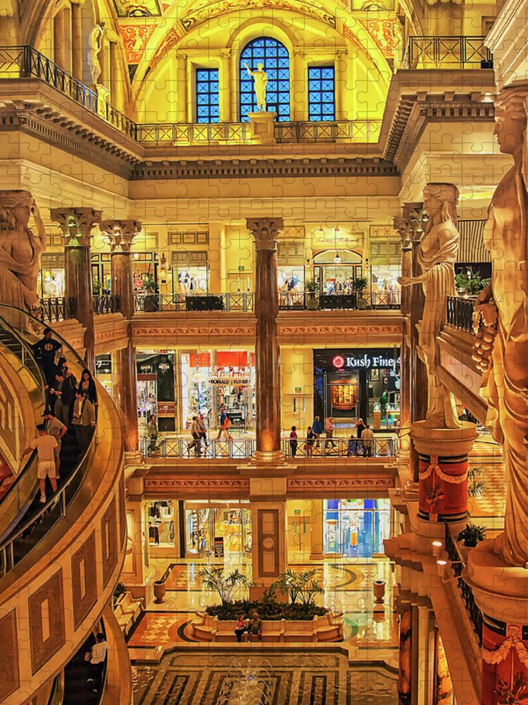 The Forum Shops at Caesars, Las Vegas Jigsaw Puzzle by Tatiana Travelways -  Tatiana Travelways - Artist Website