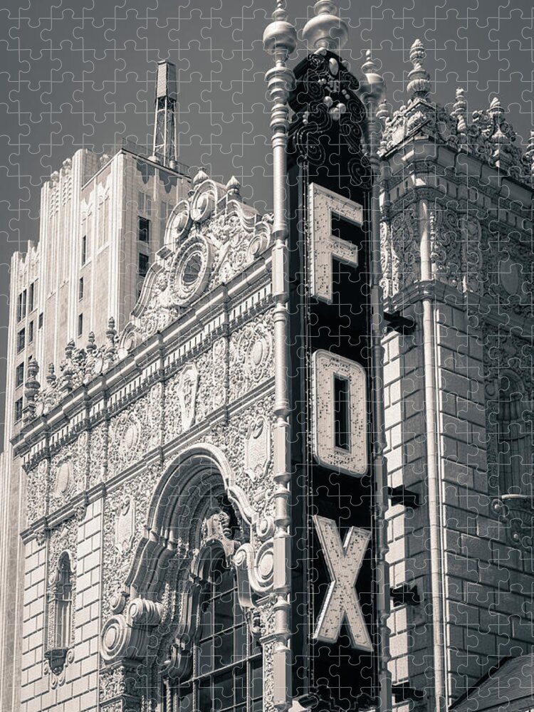 Fox Theatre Jigsaw Puzzle featuring the photograph The Fox by Scott Rackers