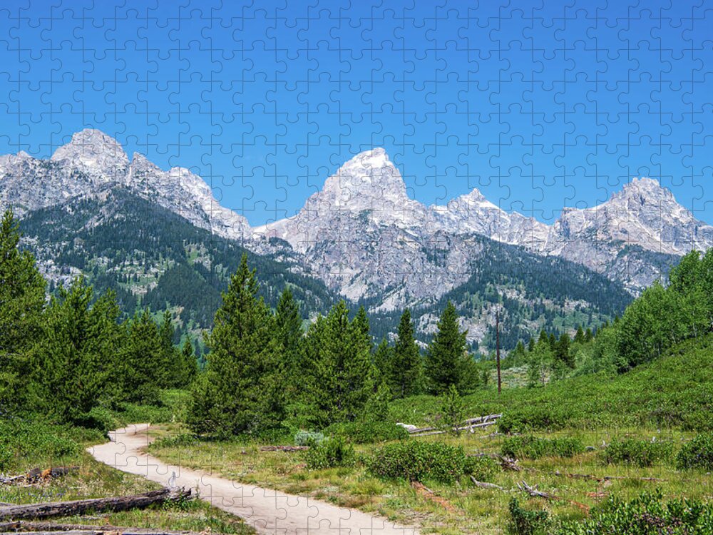 Grand Teton Range Jigsaw Puzzle by Rose Guinther - Pixels