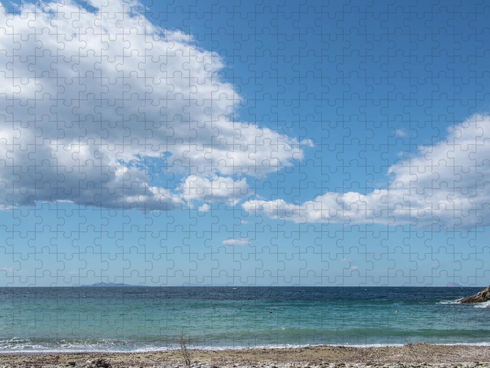 Landscape Jigsaw Puzzle featuring the photograph The Greek island Kea,Twentythree by Eleni Kouri