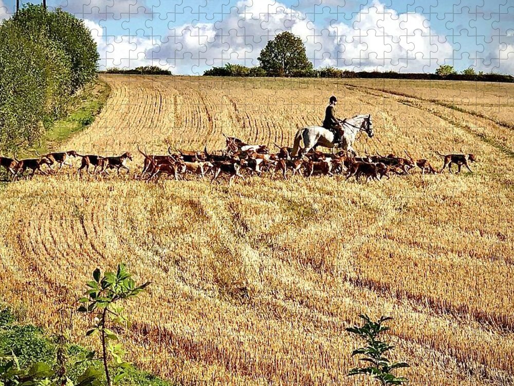 Hunt Jigsaw Puzzle featuring the photograph The Hunt by Gordon James