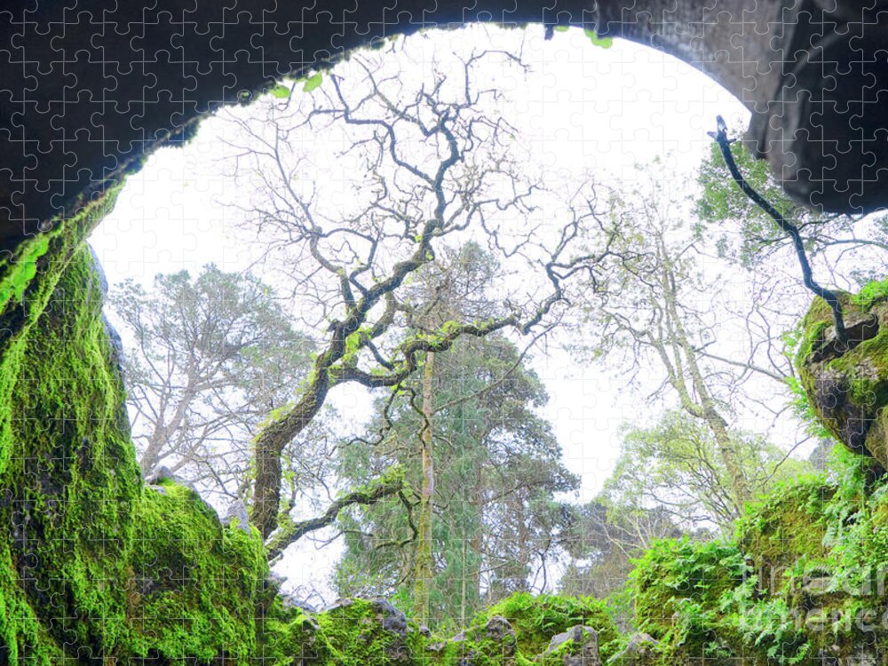 Sintra Jigsaw Puzzle featuring the photograph The Initiation Well by Anastasy Yarmolovich