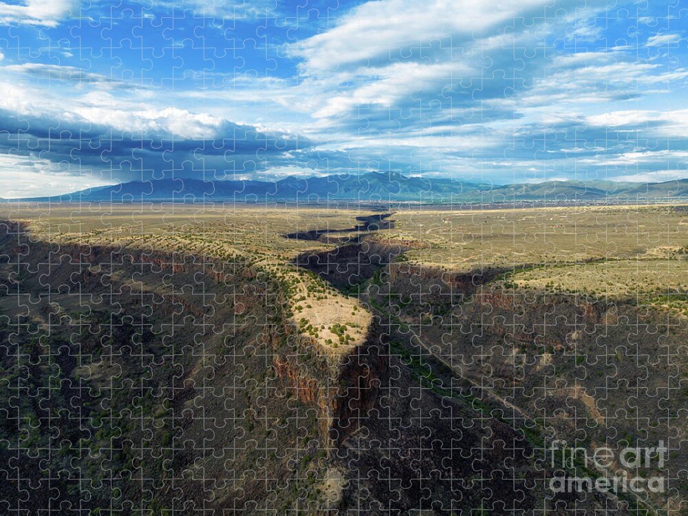 Taos Jigsaw Puzzle featuring the photograph The Land before Time by Elijah Rael