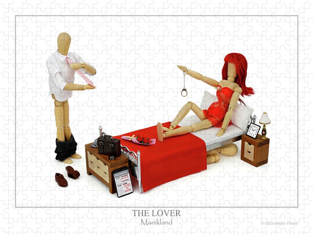 Alessandro Pezzo Jigsaw Puzzle featuring the photograph The Lover by Alessandro Pezzo