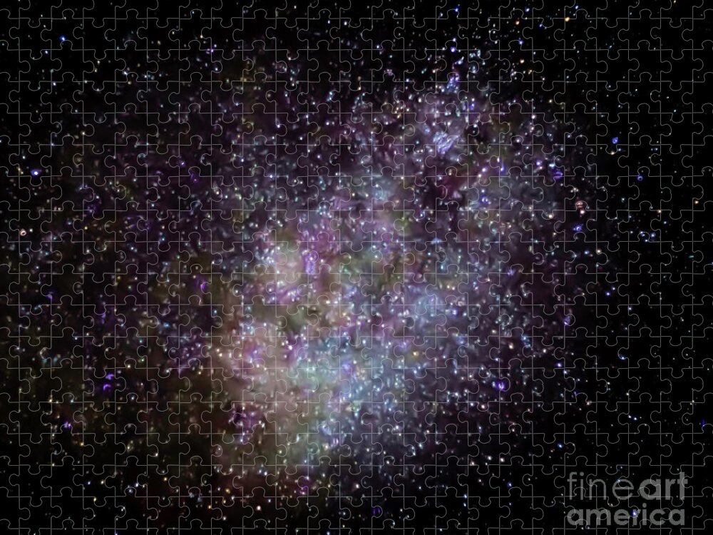 Milky Way Jigsaw Puzzle featuring the photograph The Milky Way by Shirley Dutchkowski