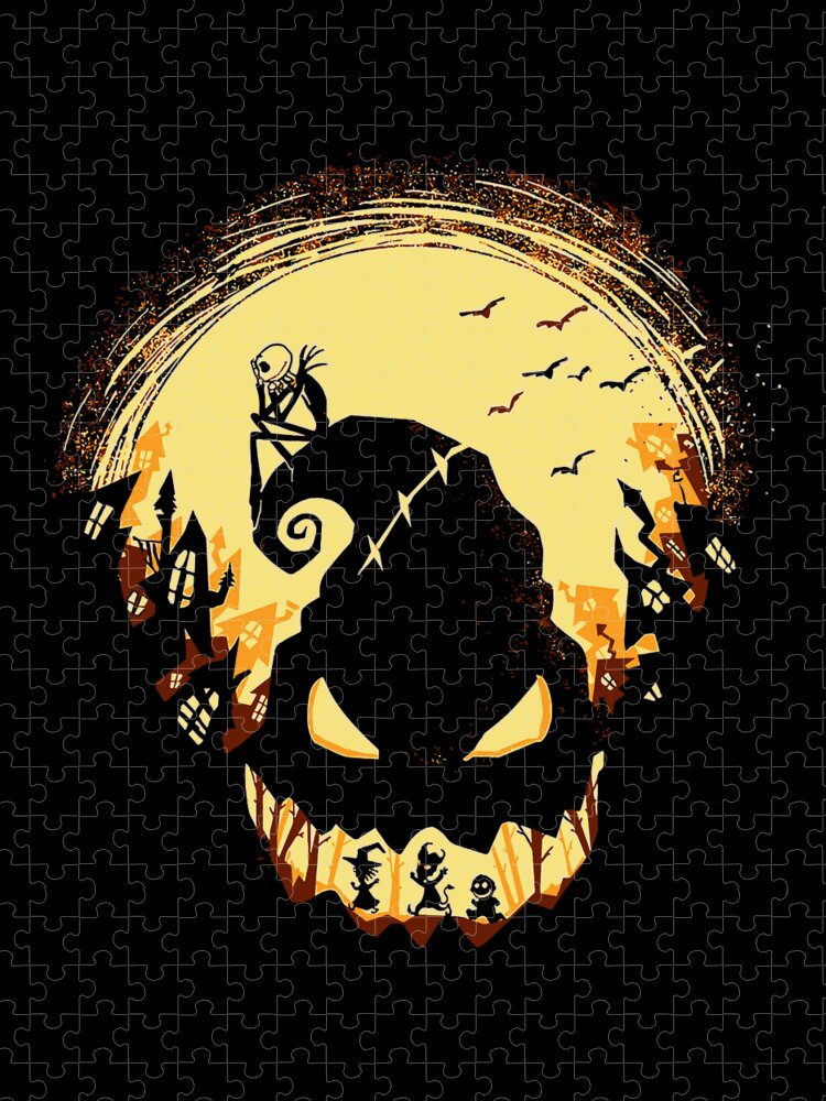 The Nightmare Before Christmas Jigsaw Puzzle by Russ T Robinson - Pixels