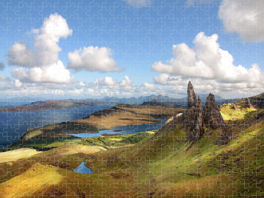 Old Man Of Storr Jigsaw Puzzle featuring the photograph The Old Man of Storr by Doug Burke
