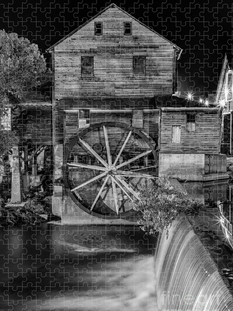 Tennessee Jigsaw Puzzle featuring the photograph The Old Mill 01 by Nunweiler Photography