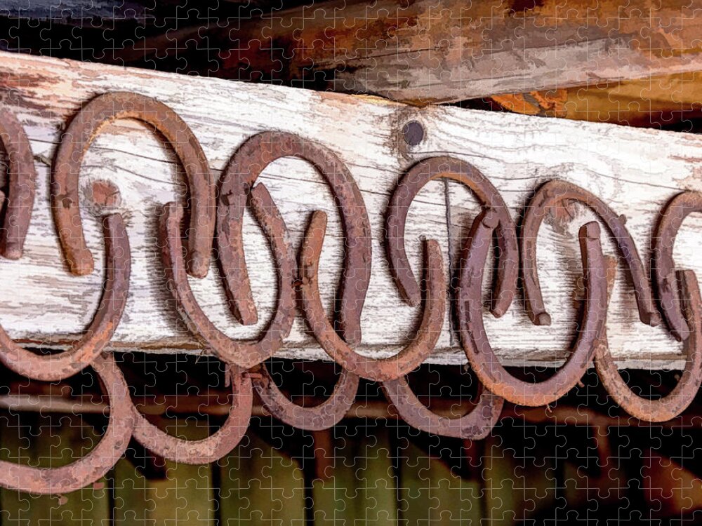 Horseshoe Jigsaw Puzzle featuring the photograph The Rustic Side of Cuchara Colorado by Debra Martz