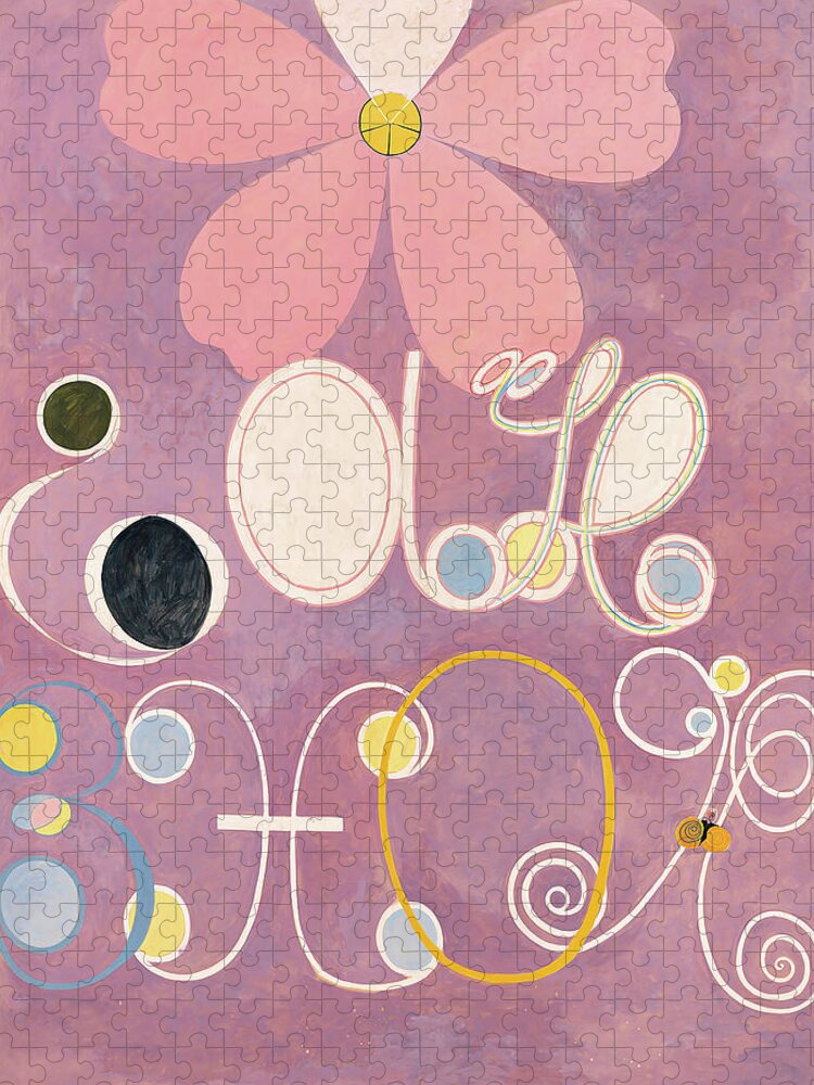 Hilma Af Klint Jigsaw Puzzle featuring the painting The Ten Largest No. 5 by Hilma af Klint