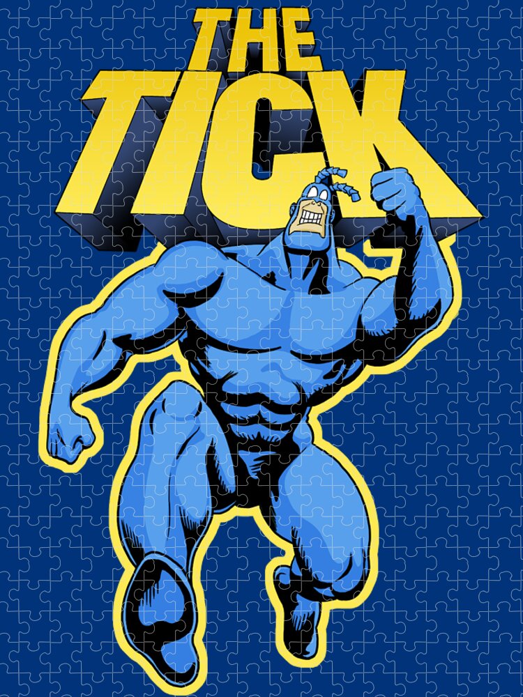 The Tick Superhero Parody Cartoon Character Jigsaw Puzzle by Glen Evans -  Pixels