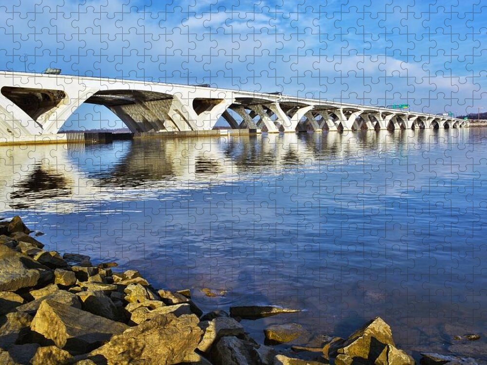 Bridge Jigsaw Puzzle featuring the photograph The Woody by Addison Likins