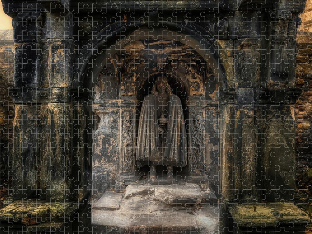 Tomb Jigsaw Puzzle featuring the photograph Tomb of John Bayne of Pitcarlie by Micah Offman
