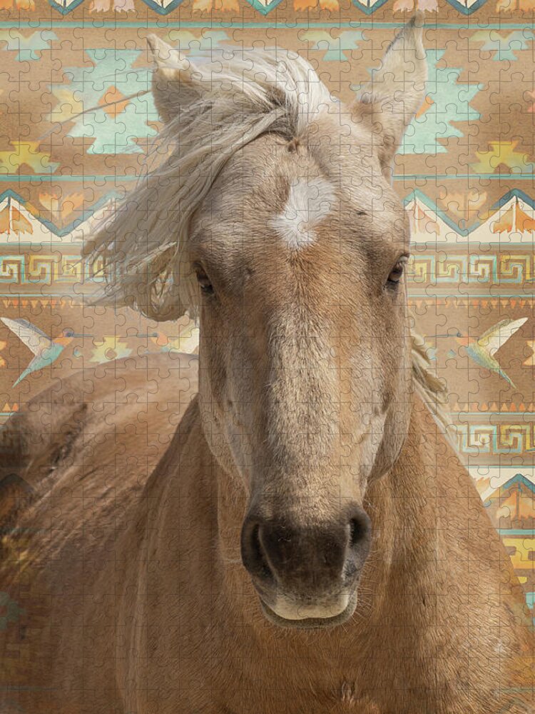 Wild Horses Jigsaw Puzzle featuring the photograph Traditions by Mary Hone