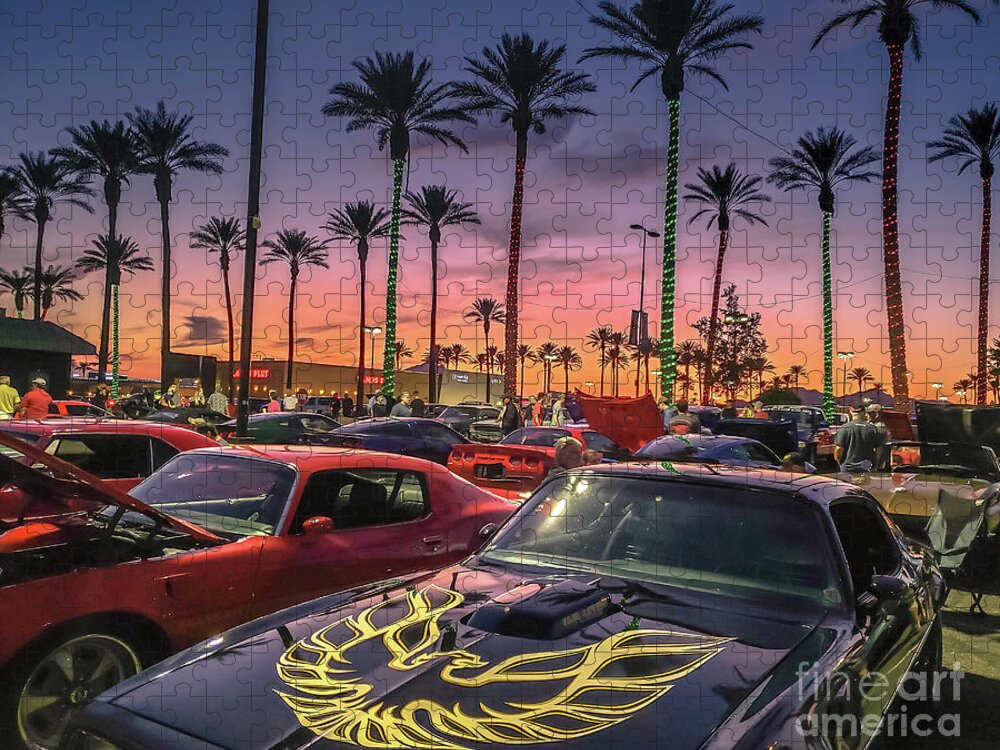 Pontiac Jigsaw Puzzle featuring the photograph TransAm Sunset by Darrell Foster