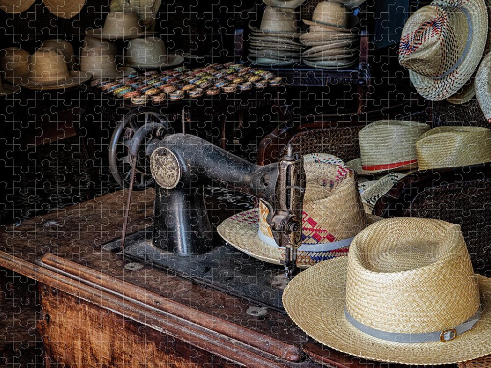 Havana Cuba Jigsaw Puzzle featuring the photograph Trinidad Hatter by Tom Singleton