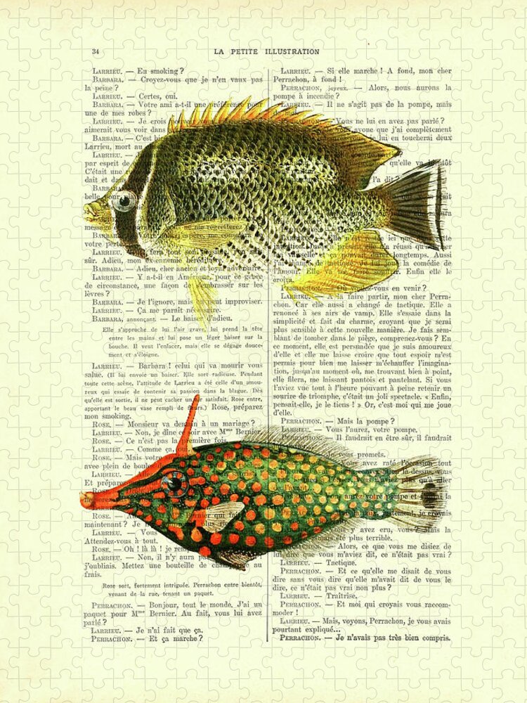 Tropical fish species chart Jigsaw Puzzle