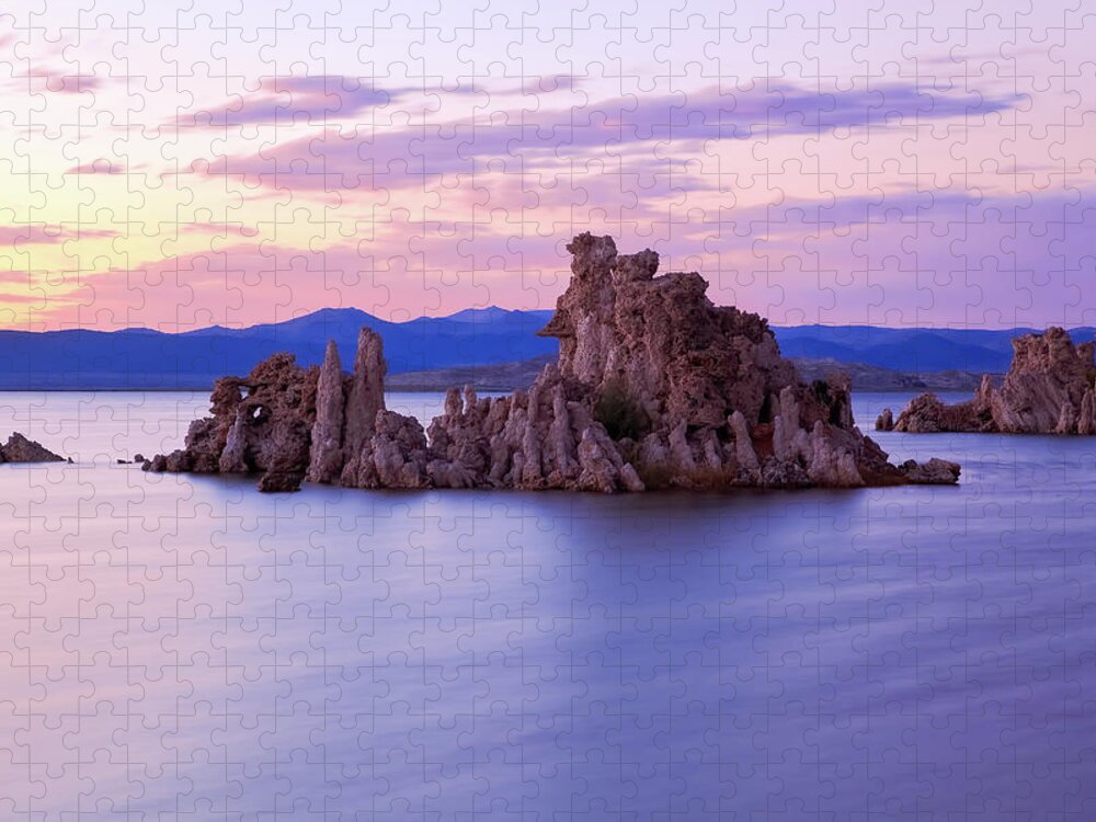Landscape Jigsaw Puzzle featuring the photograph Tufa Islands by Jonathan Nguyen