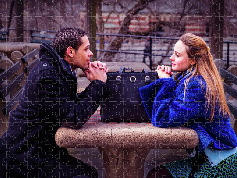 Friends Jigsaw Puzzle featuring the photograph Two Friends 130317_0351 by Alexander Image