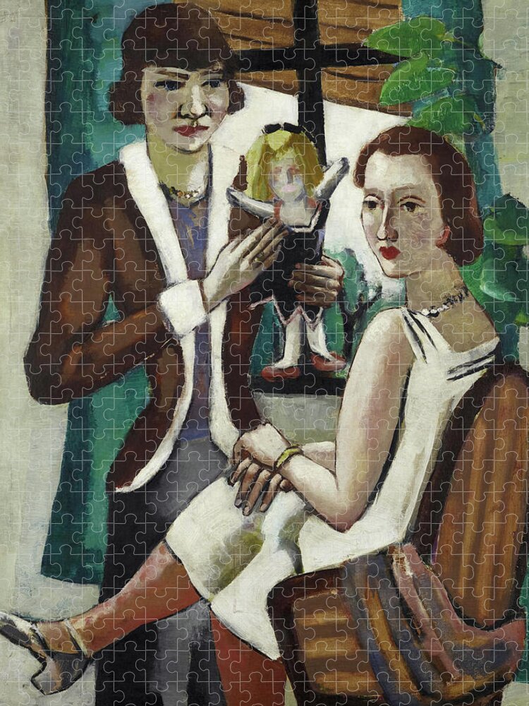Katedral Revisor fond Two Ladies at the Window Puzzle for Sale by Max Beckmann