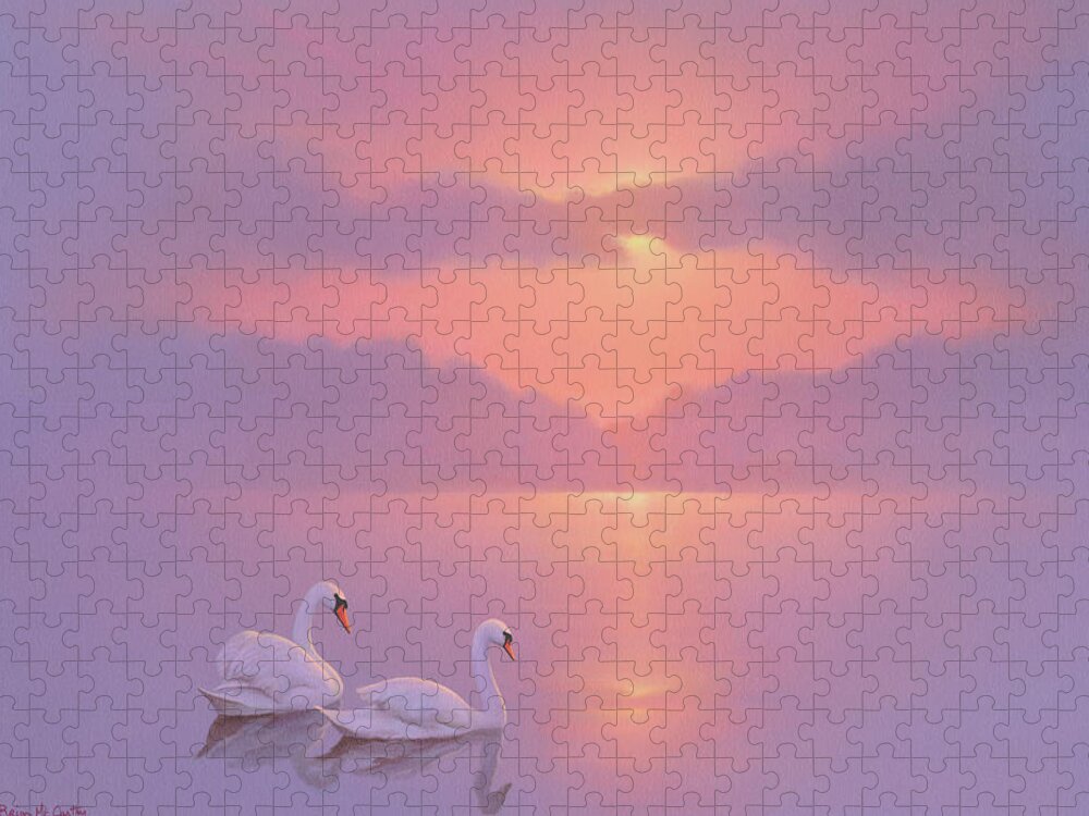 #faatoppicks Jigsaw Puzzle featuring the painting Tranquility by Brian McCarthy