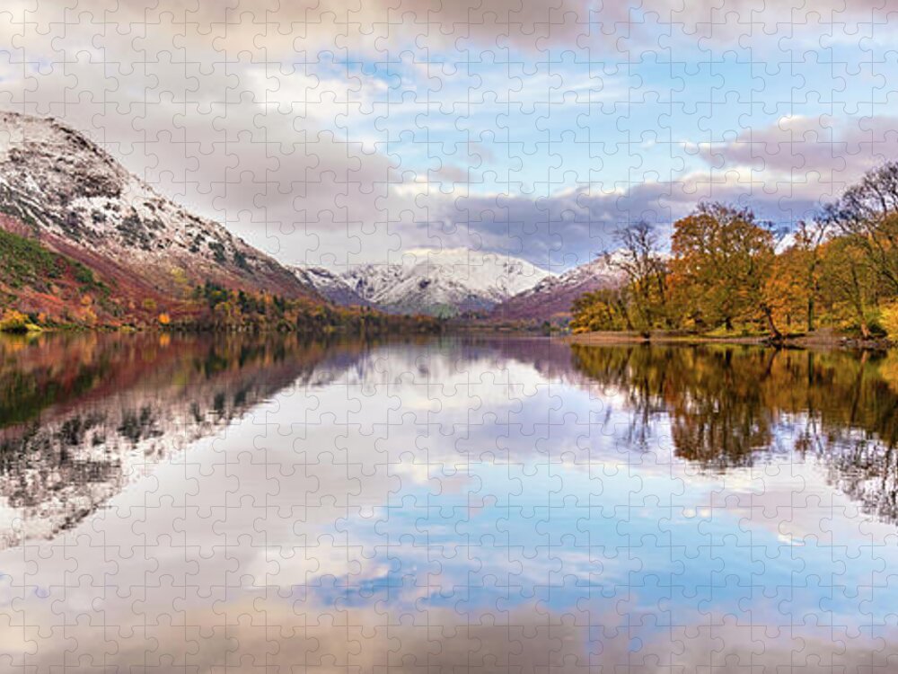 Autumn Jigsaw Puzzle featuring the photograph Ullswater  by Richard Burdon