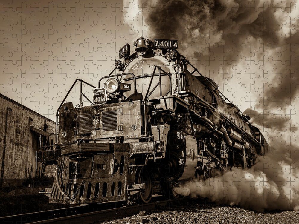 Train Jigsaw Puzzle featuring the photograph Union Pacific 4014 Big Boy by David Morefield