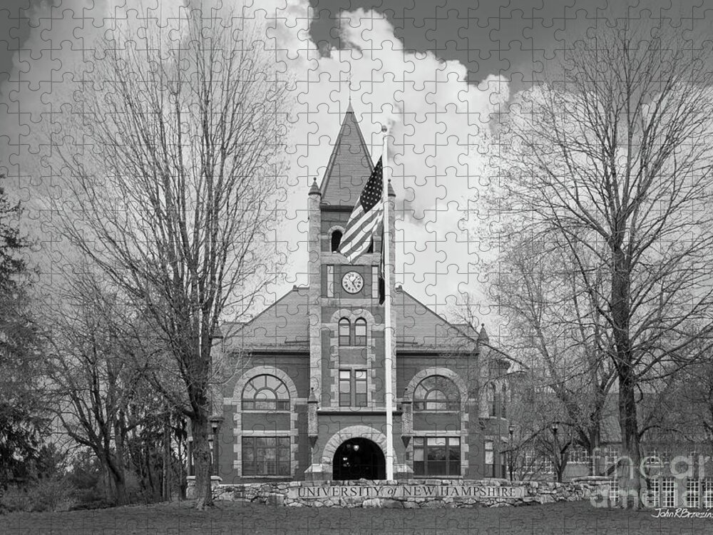 University Of New Hampshire Jigsaw Puzzle featuring the photograph University of New Hampshire Thompson by University Icons