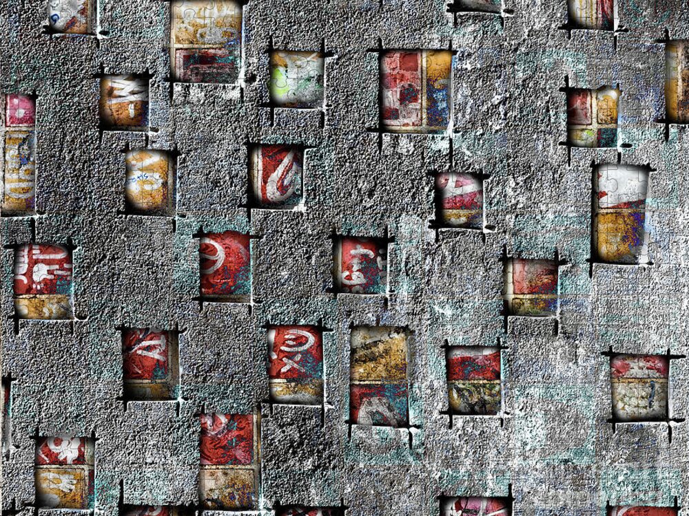 Abstracts Jigsaw Puzzle featuring the photograph Urban Core Sampling by Marilyn Cornwell