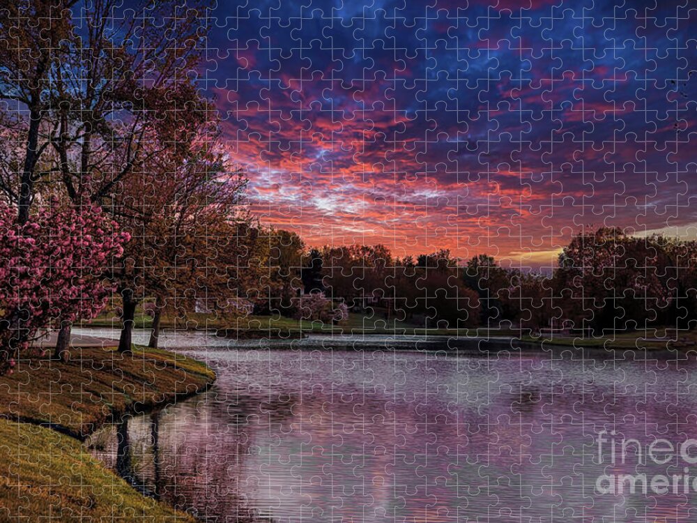 Landscape Jigsaw Puzzle featuring the photograph USA Landscape Beautiful by Chuck Kuhn