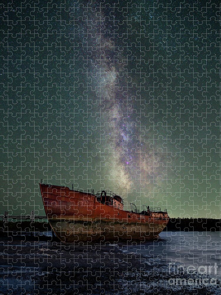 2021 Jigsaw Puzzle featuring the photograph USS YP-414 Milky Way by Craig Shaknis
