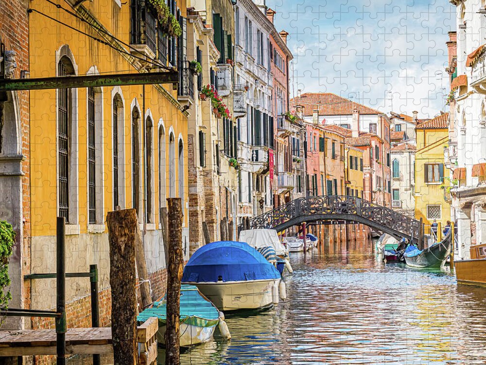 Italy Photography Jigsaw Puzzle featuring the photograph Venice by Marla Brown
