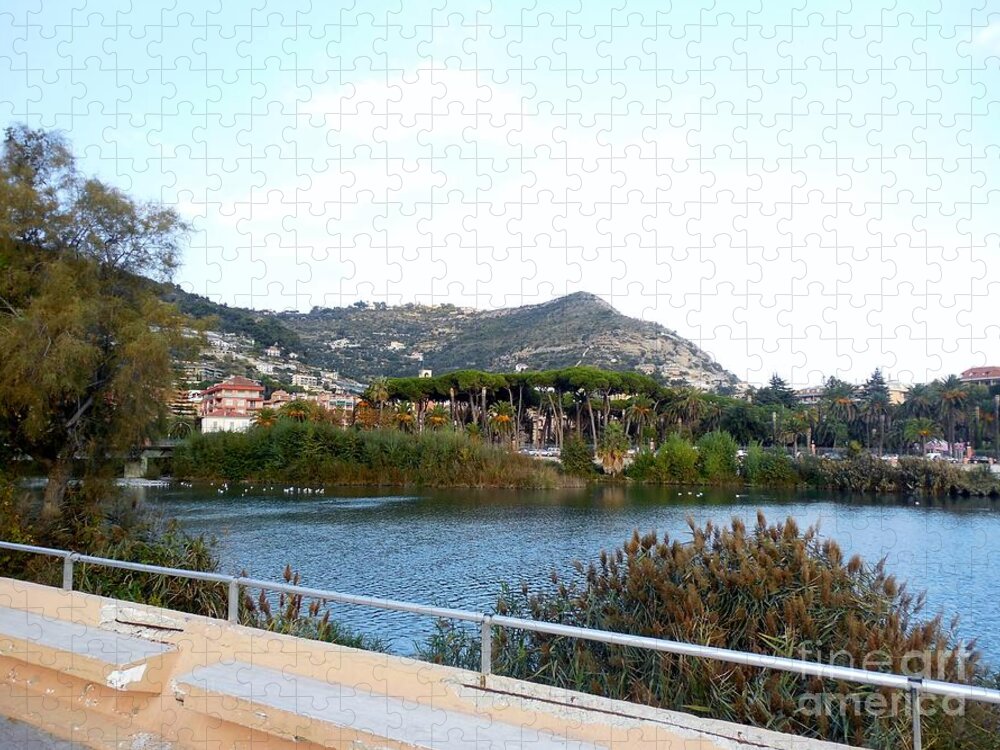 Ventimiglia Jigsaw Puzzle featuring the photograph Ventimiglia Walk by Aisha Isabelle