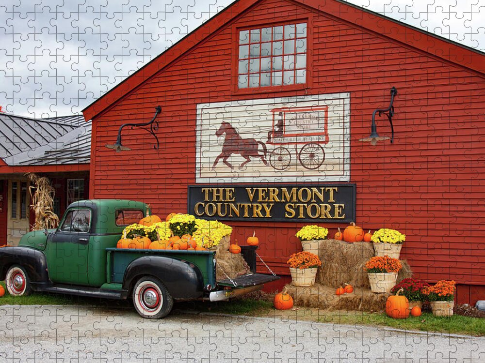 Vermont Country Store Jigsaw Puzzle featuring the photograph Vermont Country Store by Jeff Folger