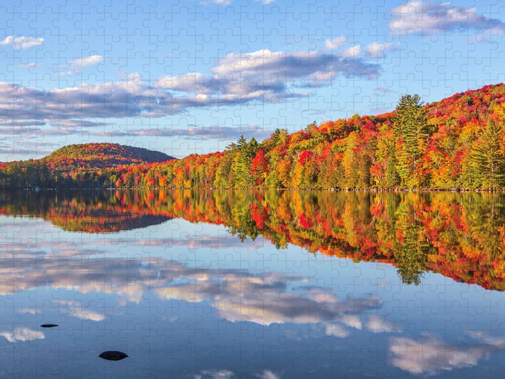 Ricker Pond State Park Jigsaw Puzzle featuring the photograph Vermont Ricker Pond State Park by Juergen Roth