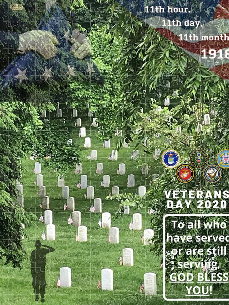 Veteran Jigsaw Puzzle featuring the photograph Veterans Day 20209 by Lee Darnell