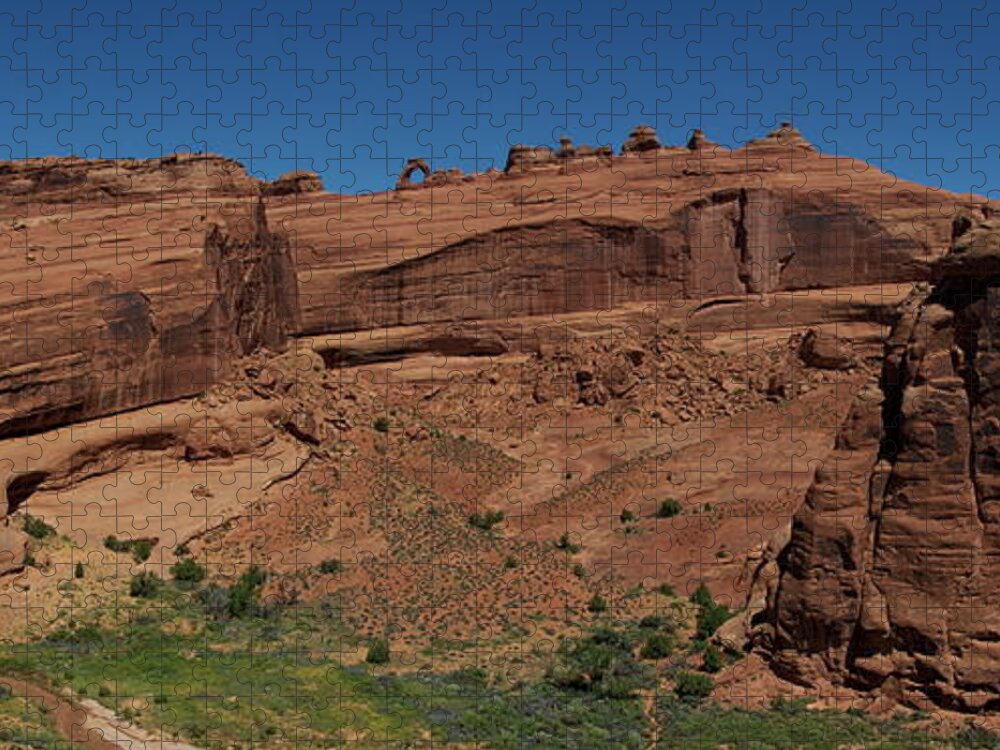 Arches Jigsaw Puzzle featuring the photograph View to Delicate Arch by Sean Hannon