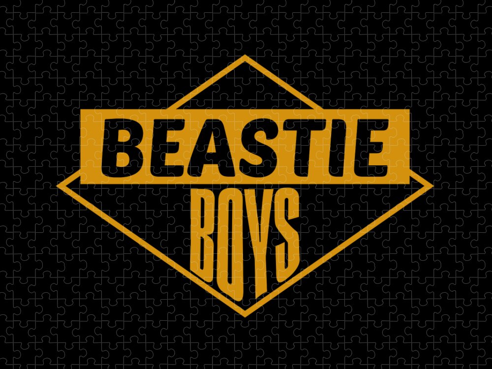 Beastie Boys Jigsaw Puzzle featuring the digital art Vintage Beastie Boys by Wasiullah Khan