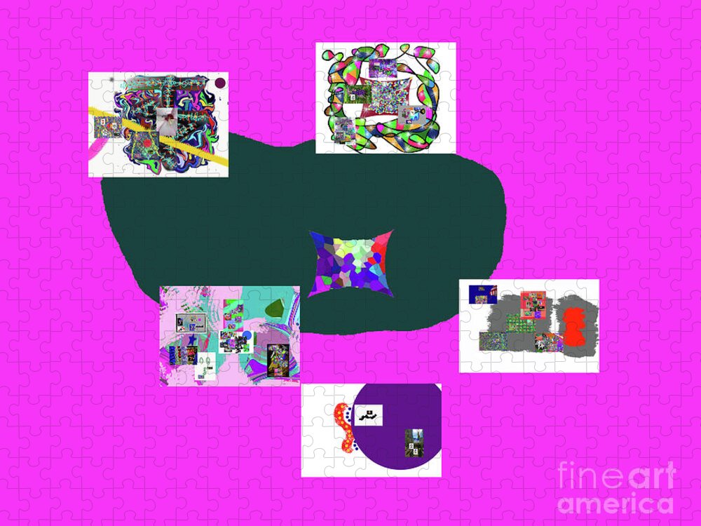  Jigsaw Puzzle featuring the digital art Vk519 by Walter Paul Bebirian