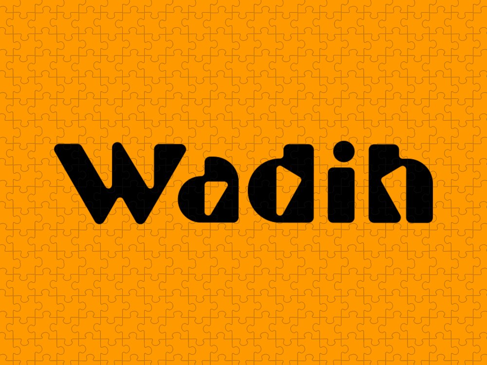 Wadih Jigsaw Puzzle featuring the digital art Wadih #Wadih by TintoDesigns