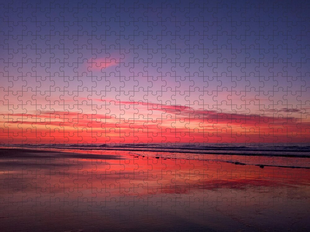 Sunrise Jigsaw Puzzle featuring the photograph Waiting For Sunrise by Dani McEvoy