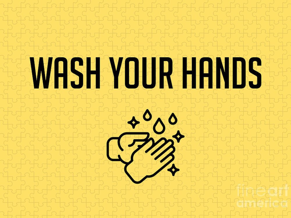 Hands Jigsaw Puzzle featuring the photograph Wash Your Hands by Edward Fielding